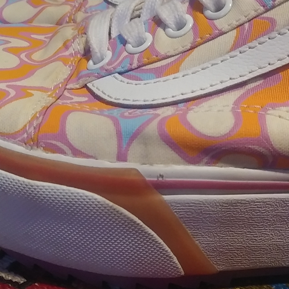 🧡💜Orange and Purple Vans - Picture 2 of 8